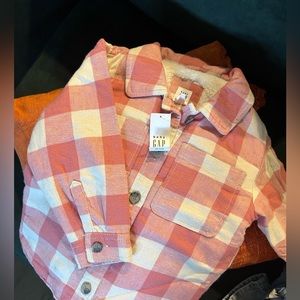 GAP 2T Sherpa lined jacket BRAND NEW